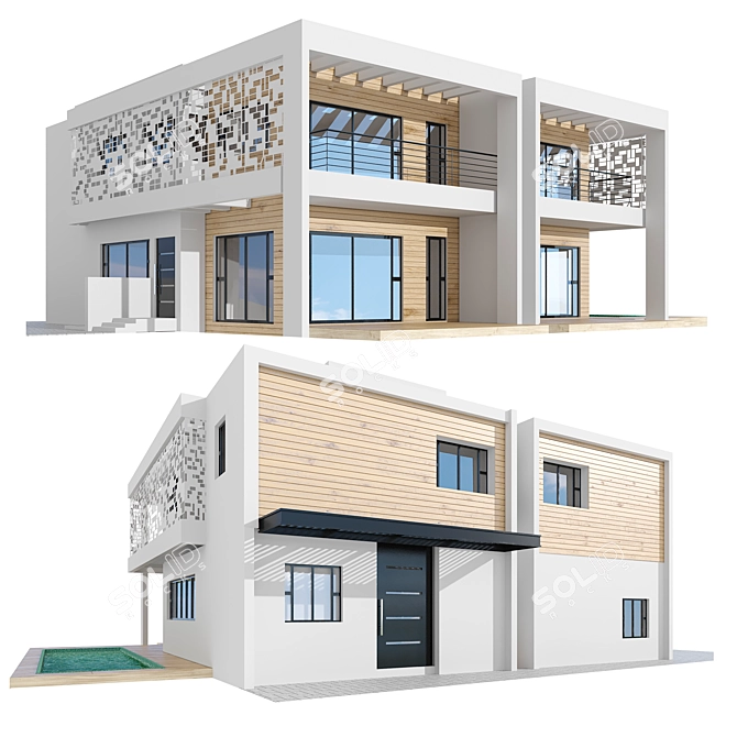 Luxury Israeli Home 3D model image 2