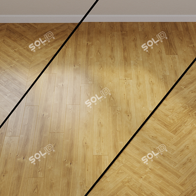 HARO Selective Brush Oak Parquet 3D model image 1