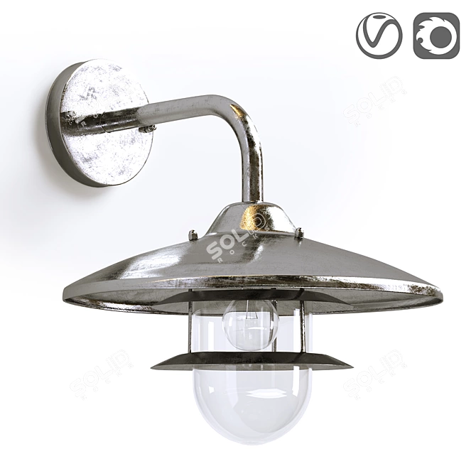 Noria Outdoor/Bathroom Luminaire  3D model image 1