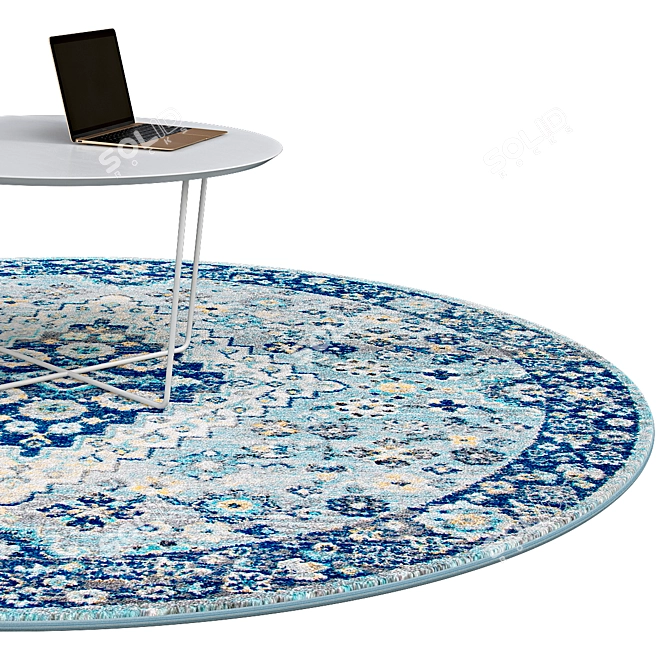 Elegant Circle Rugs | No. 175 3D model image 2