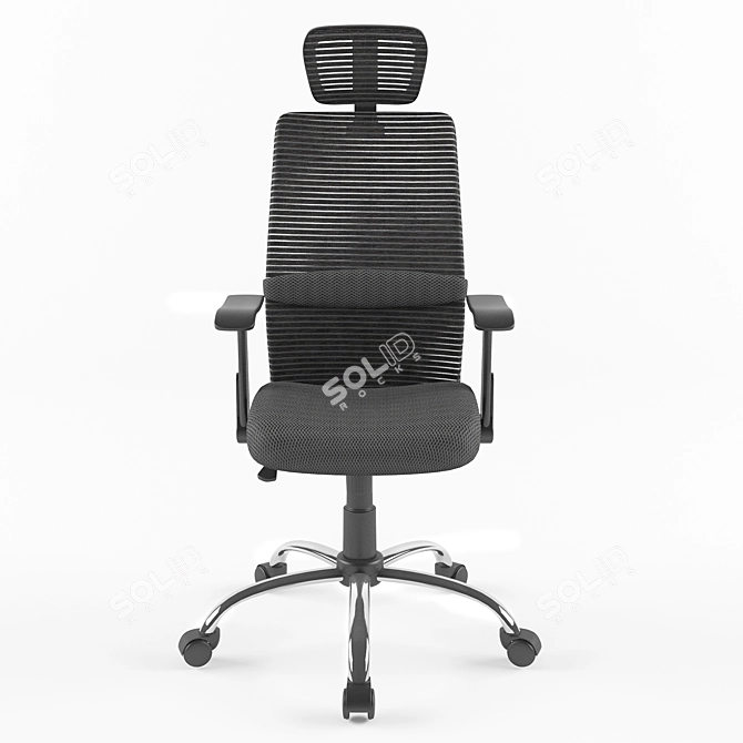 ErgoMesh Office Chair - Efficient and Comfortable 3D model image 2