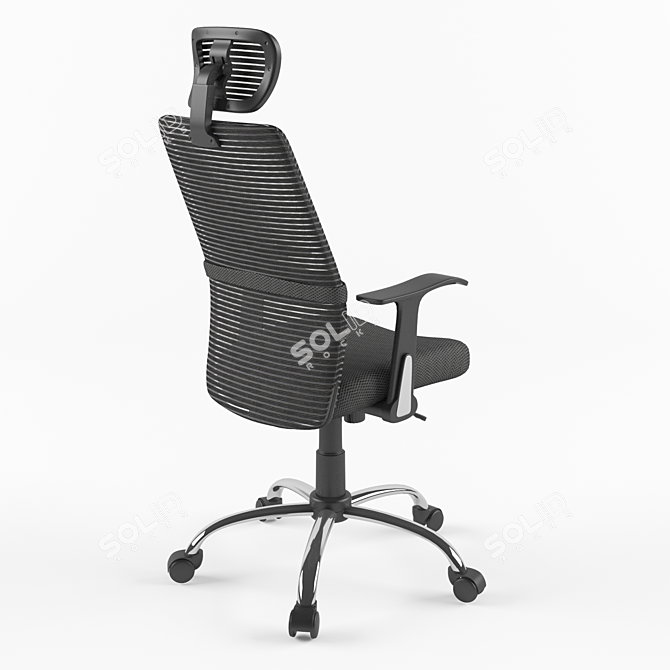 ErgoMesh Office Chair - Efficient and Comfortable 3D model image 3