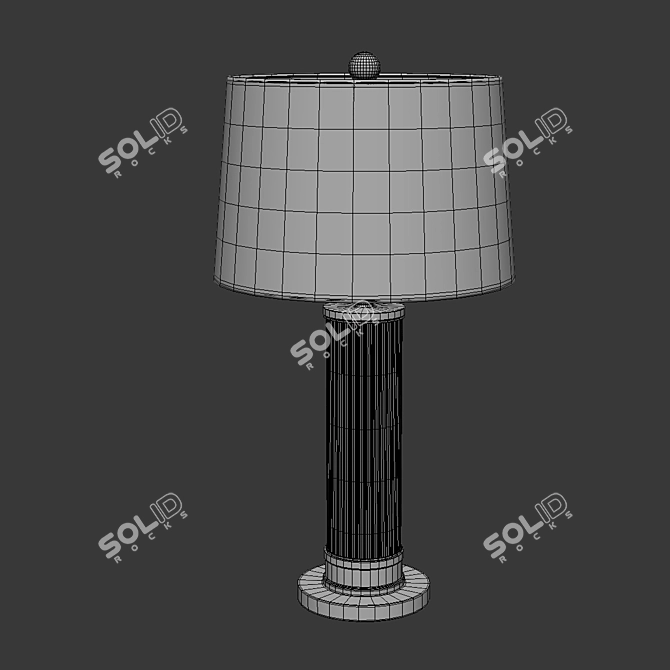 Elegant Table Lamp, ZKT28 3D model image 2