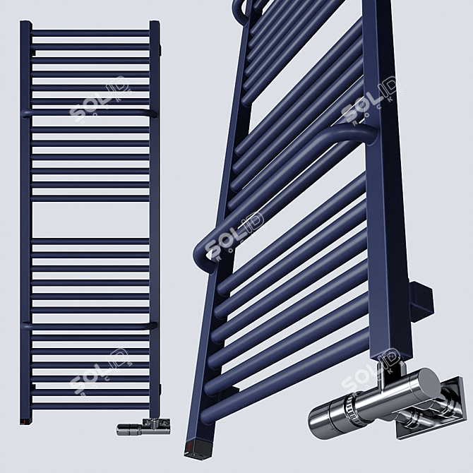 Luxury Heated Towel Rail: Terma Lima 3D model image 1