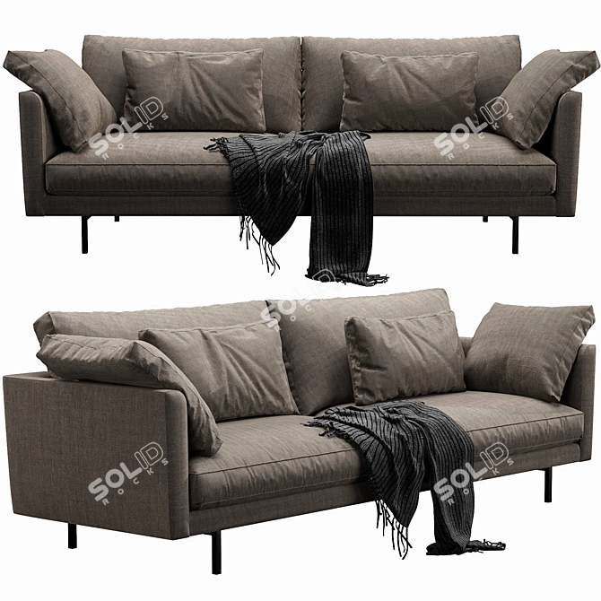 Luxury Linteloo Metropolitan Sofa 3D model image 1