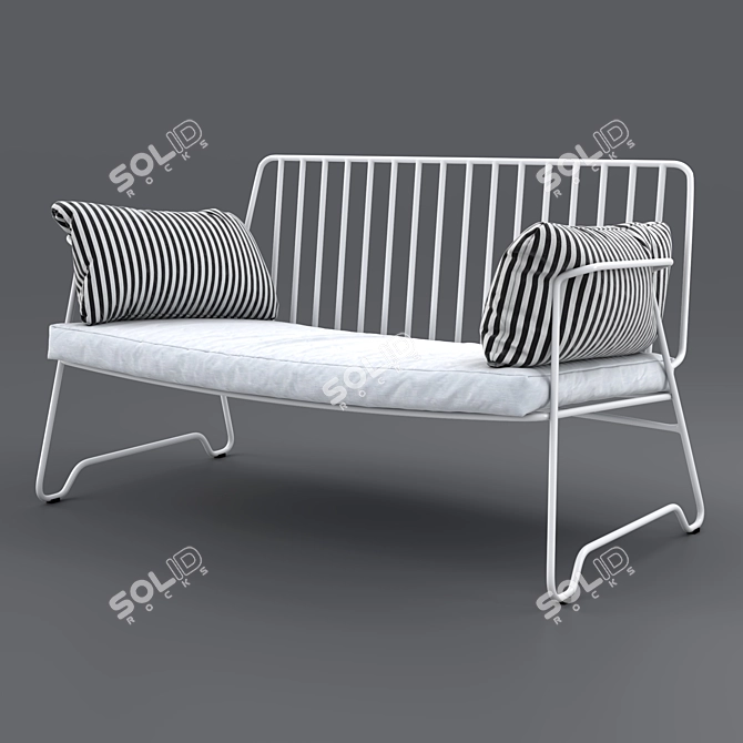 Fish & Fish Lounge Sofa 3D model image 1