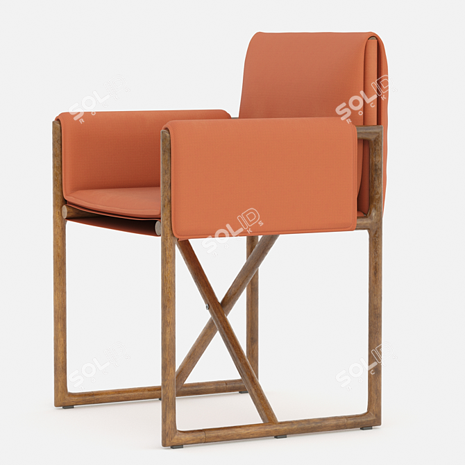 Modern Portofino Paola Lenti Chair 3D model image 3
