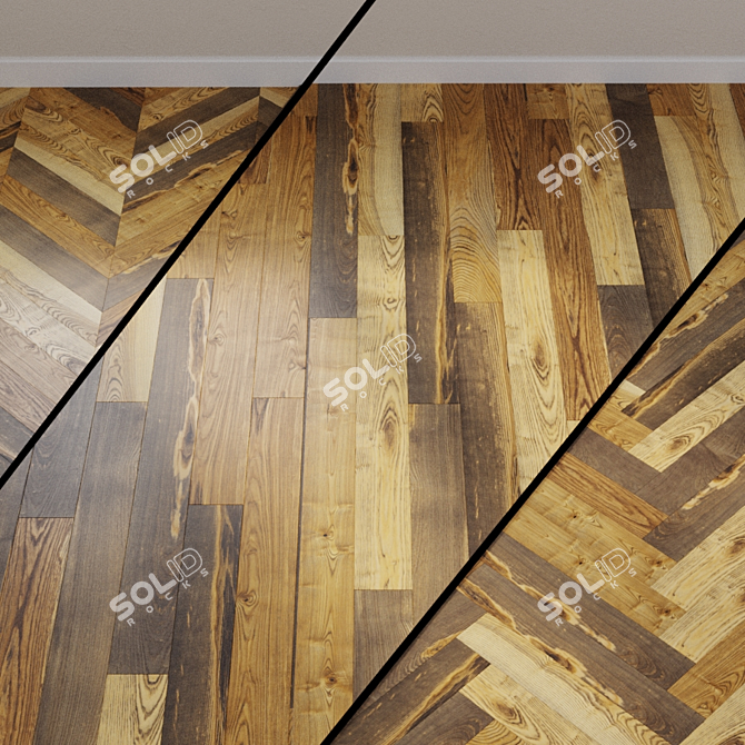 Haro 529064 Ash Barrick Parquet: Quality Craftsmanship 3D model image 1