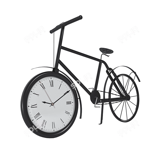  Futuristic TimeBicycle 26.1K Poly 3D model image 2