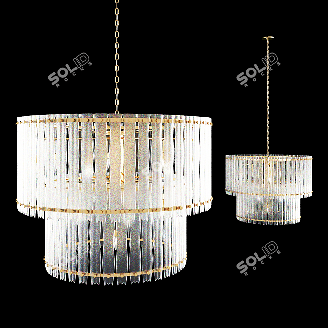 Sleek 2016 Light Fixture 3D model image 1