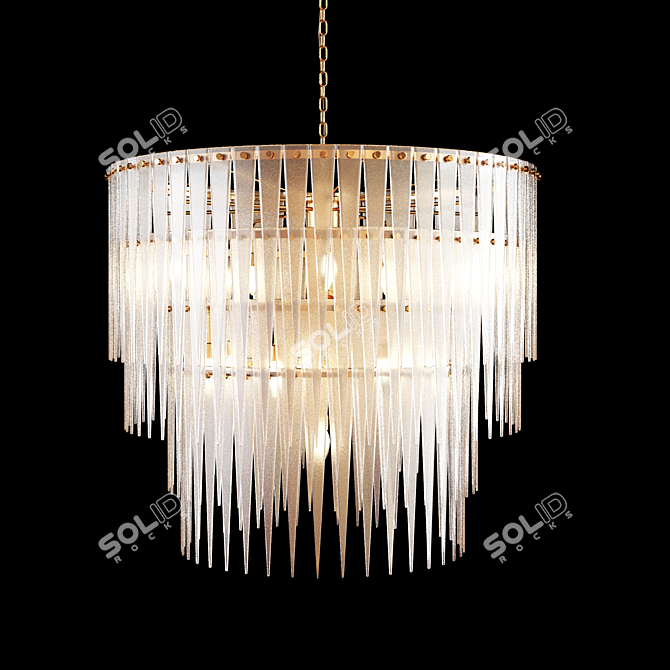 Sleek 2016 Light Fixture 3D model image 5