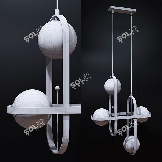 St Luce Circono Pendant Light 3D model image 2