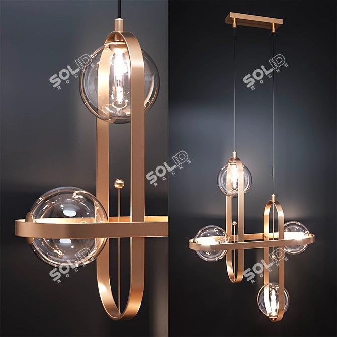 St Luce Circono Pendant Light 3D model image 4