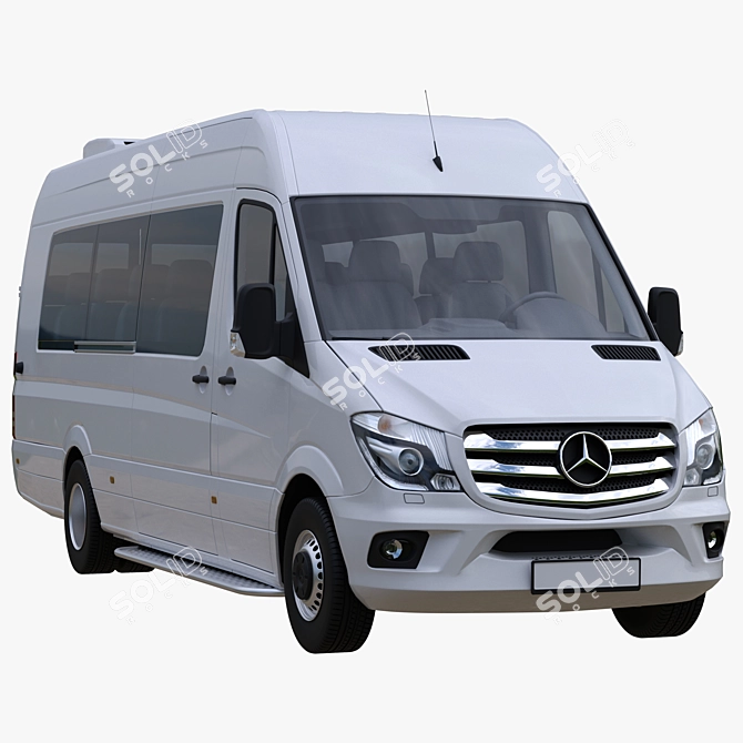 2015 Mercedes-Benz Sprinter Bus: 19+1 Seating 3D model image 5