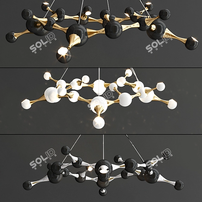 Delightfull Atomic Round Suspension 3D model image 1