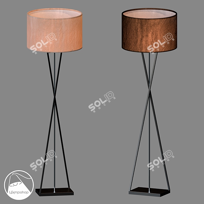 Contemporary RUTA Floor Lamp 3D model image 1