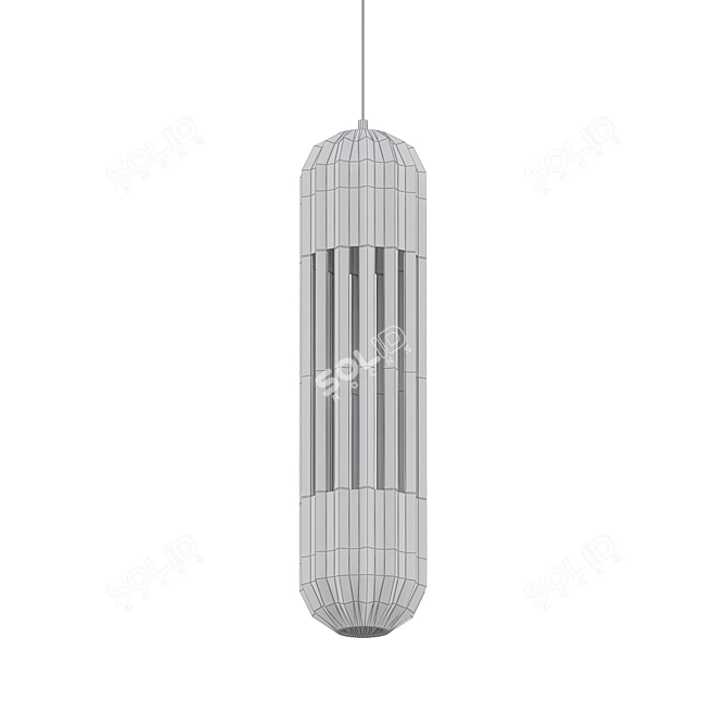 Scandinavian Style Colorful Pendant Lights 3D model image 2