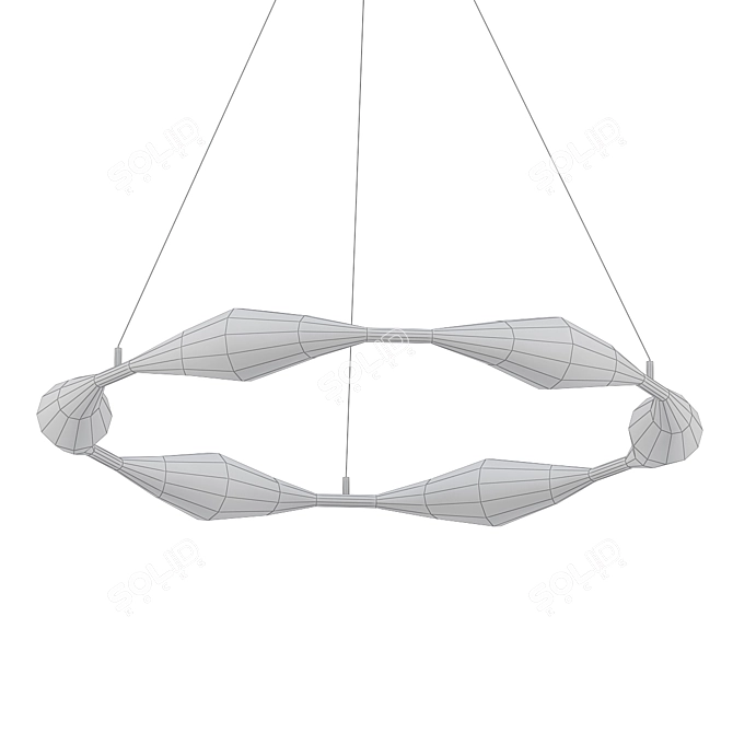 Bubble Drop LED Chandelier 3D model image 2