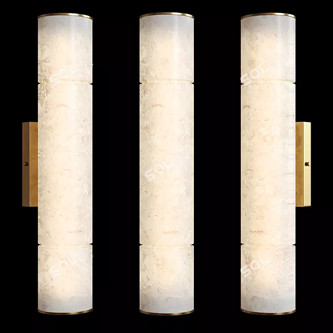 Prisca Wall Lamp: Sleek Design, Perfect Lighting 3D model image 1