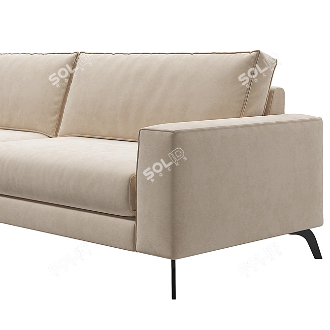 Athena Sofa: Sleek and Stylish Design 3D model image 2