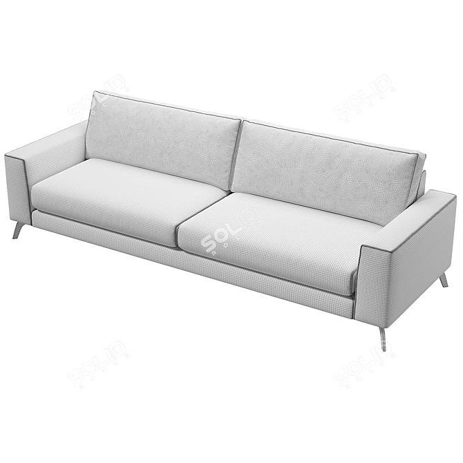 Athena Sofa: Sleek and Stylish Design 3D model image 4