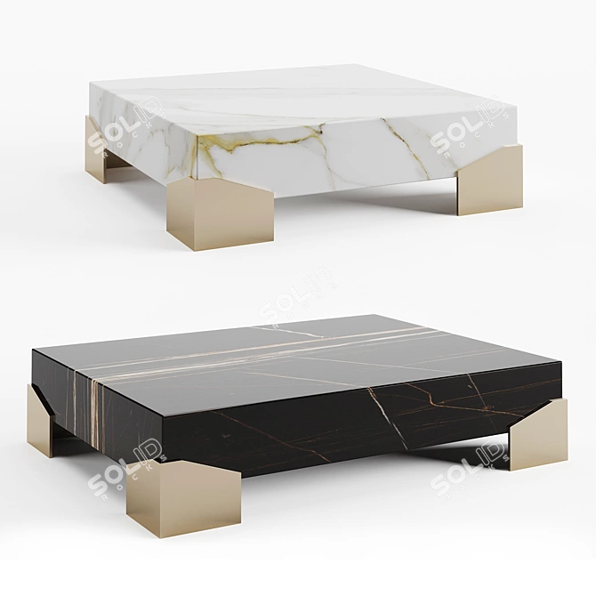 Inedito William Table | Stylish & Versatile Design 3D model image 1
