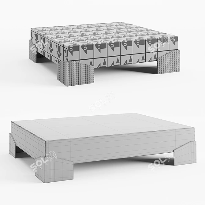 Inedito William Table | Stylish & Versatile Design 3D model image 3