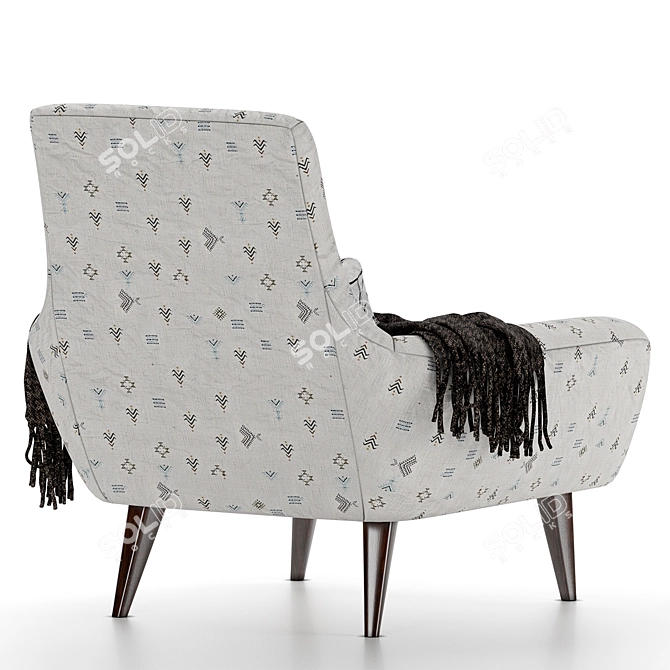 Modern Ziggy Arhaus Chair 3D model image 3