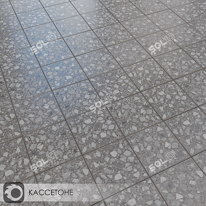 Milano Ceramic Tiles - Cassetone Collection 3D model image 1
