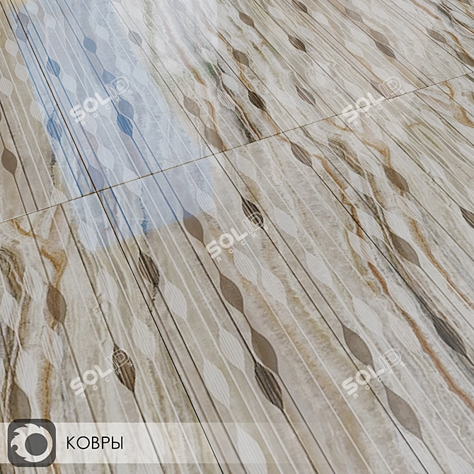 Milano Ceramic Tiles 119.5x238.5 - Elegant Flooring Solution 3D model image 3