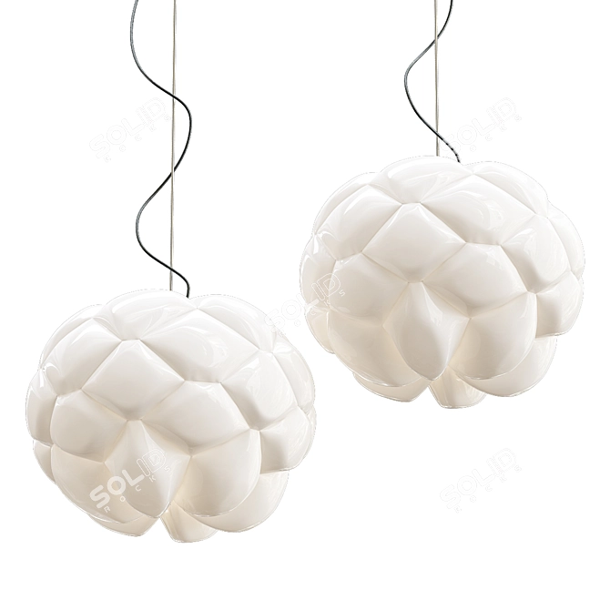 Sleek Skyerne Design Lamps 3D model image 1