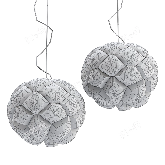 Sleek Skyerne Design Lamps 3D model image 2