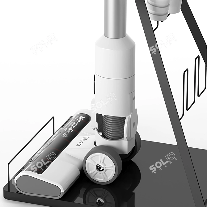 Efficient Cordless Vacuum Cleaner 3D model image 3