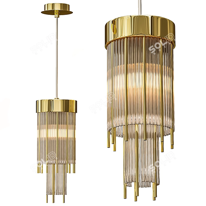 ABUR_ONE: Sleek Design Lamp for Stylish Interiors 3D model image 1