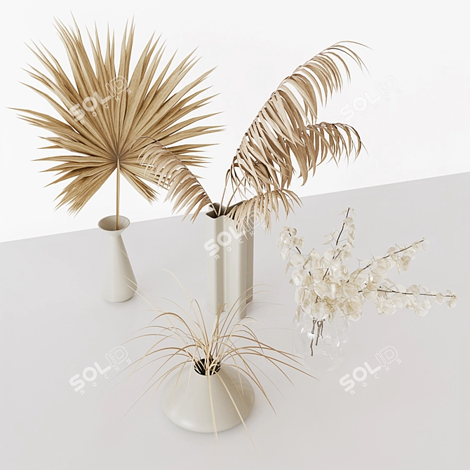 Elegant Floral Arrangement: Bouquet 03 3D model image 3