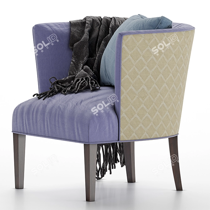 Elegant Sylvia Arhaus Chair 3D model image 2