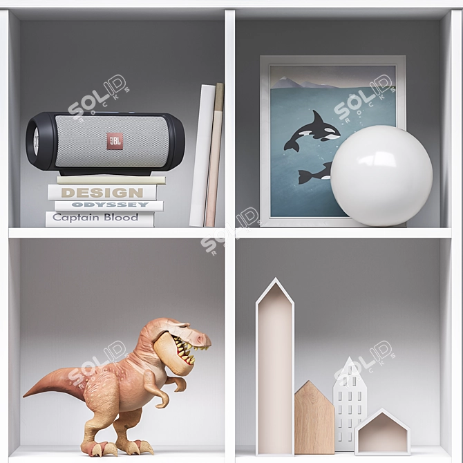 Kids' Room Toy and Furniture Set 3D model image 3