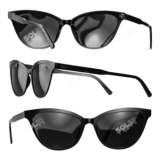 Stylish Shades 04 3D model image 1