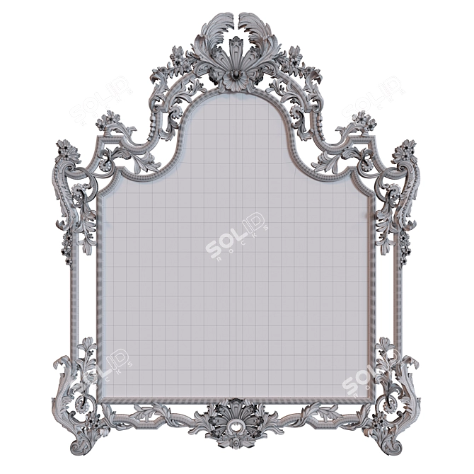 Italian Made Roberto Giovannini Mirror - Elegant Design, 158cm x 100cm 3D model image 5