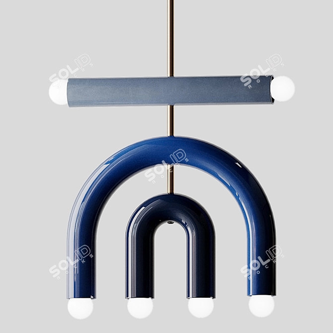 Colorful TRN D1 Pendant Lamp 3D model image 2