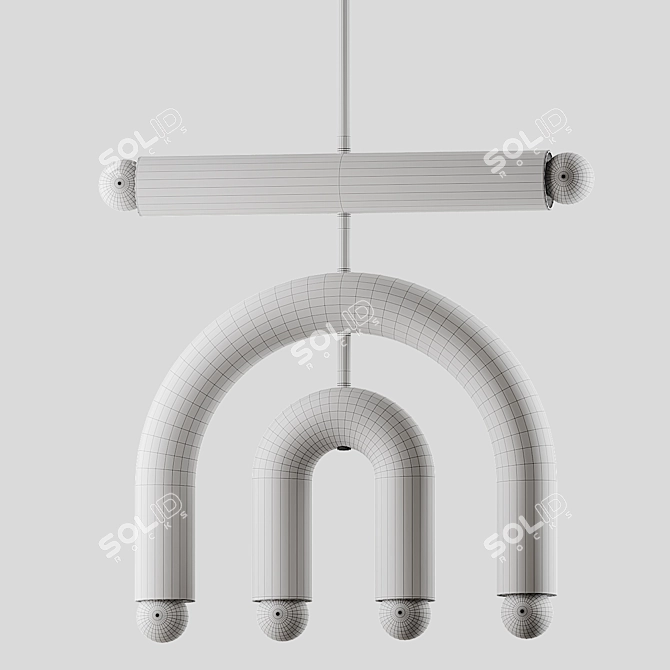 Colorful TRN D1 Pendant Lamp 3D model image 5
