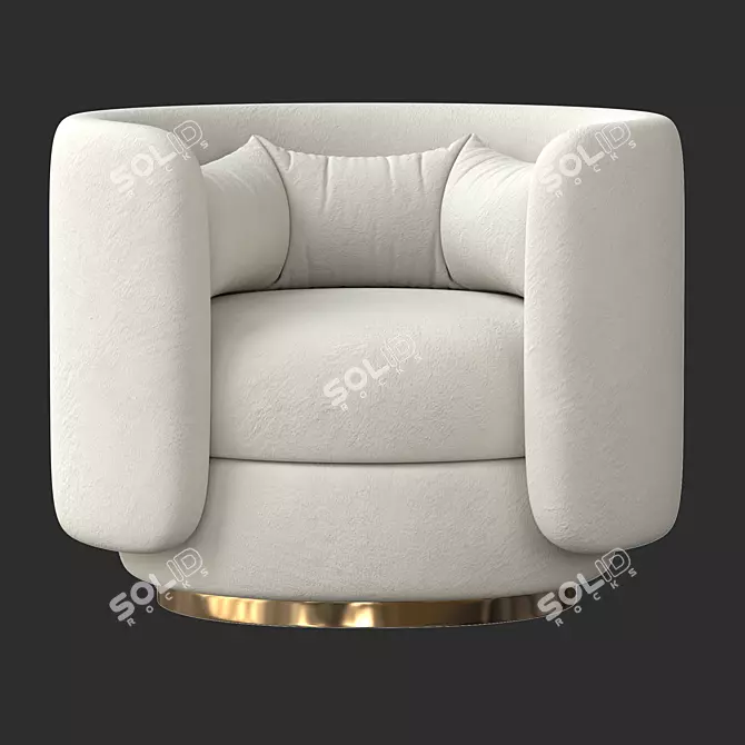 Modern Group Armchair: Philippe Malouin | SCP 3D model image 1