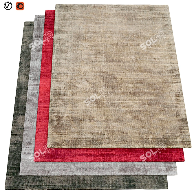 Italian Texture Carpets | 200x300cm 3D model image 1
