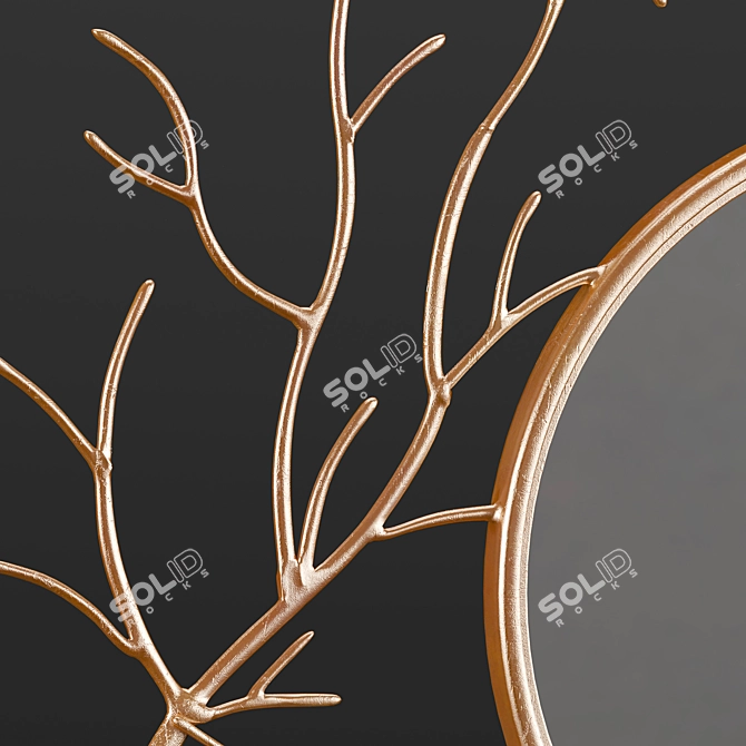 Sequoia Mirror - Elegant and Stylish 3D model image 2