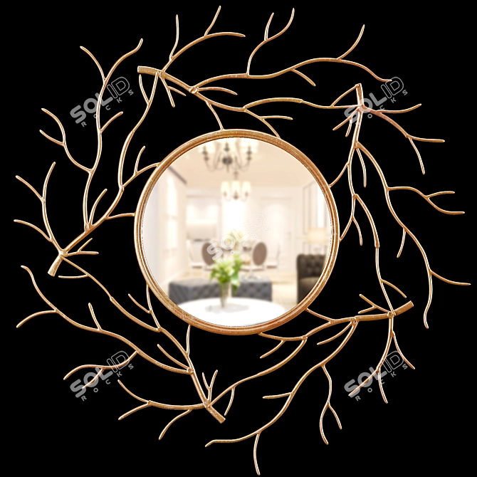 Sequoia Mirror - Elegant and Stylish 3D model image 5