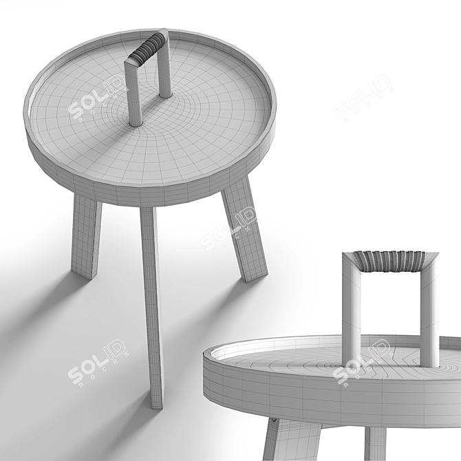 AM.PM Nalaha Coffee Table: Sleek and Portable 3D model image 4