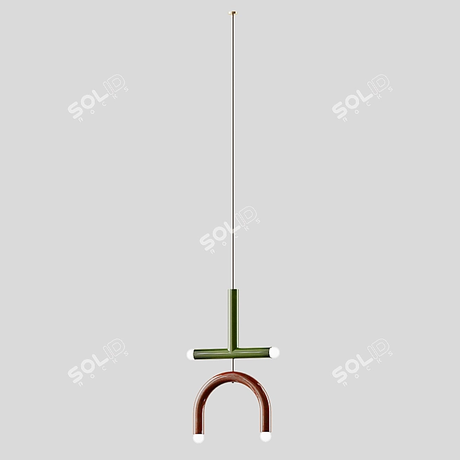 Modern Pendant Lamp TRN C2 3D model image 3