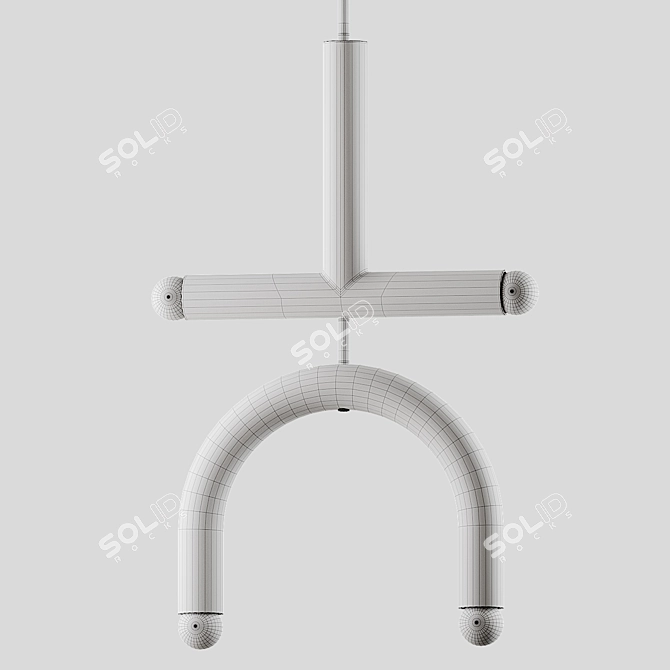 Modern Pendant Lamp TRN C2 3D model image 4
