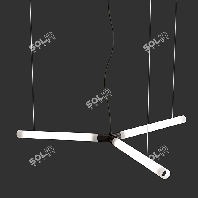Modern Hanging Light THERNA - Illuminate Your Space 3D model image 2