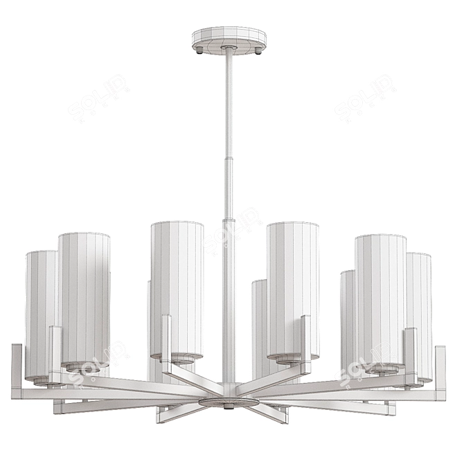 Modern Maytoni Fortano Pendant Light 3D model image 2